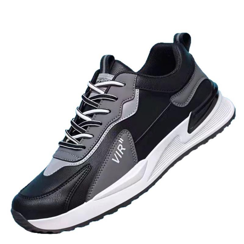 

Новая мужская спортивная обувь, водонепроницаемая, повседневная и прочная обувь на плоской подошве 39 чёрный