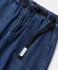 COLUMBIA UNIVERSITY Sl-Label Belted Denim Skirt Midnight Denim