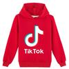 Soft Children Hoodie with Trendy Music Social Media Logo Graphic, Long Sleeve Pullover Sweatshirt for Autumn Winter Daily Casual Sport Wear for Kids