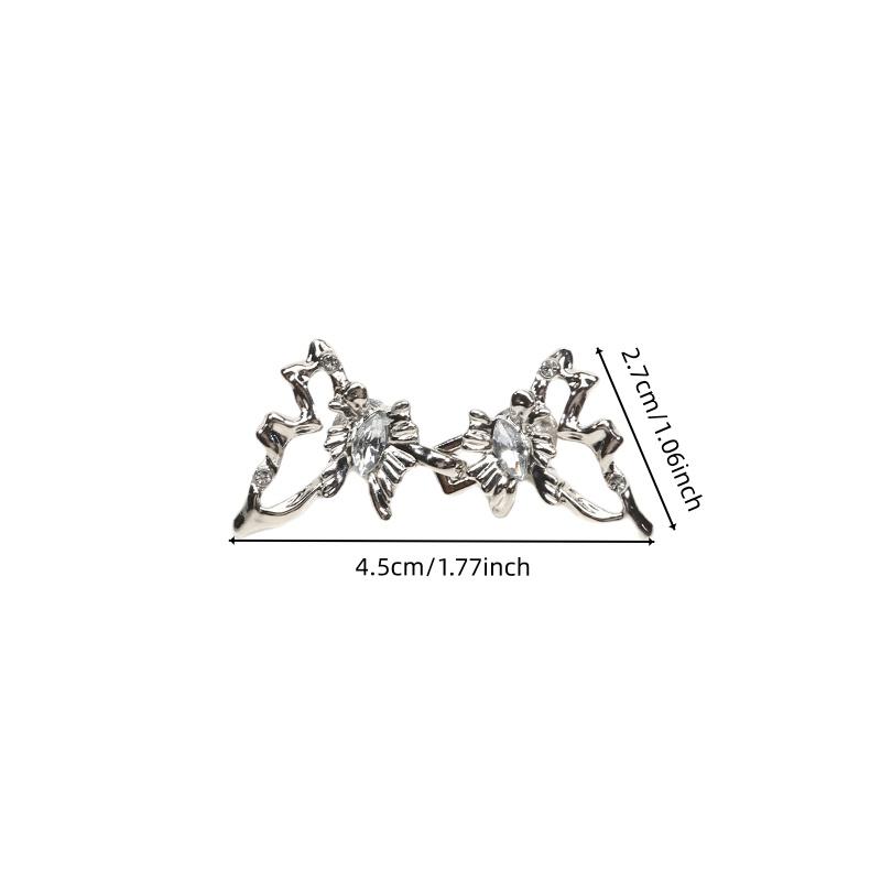 

Simple Waist Buckle Accessory Detachable Non Stitching Button Butterfly Waist Buckle Minimally Designed Jewelry 1pc-2pcs