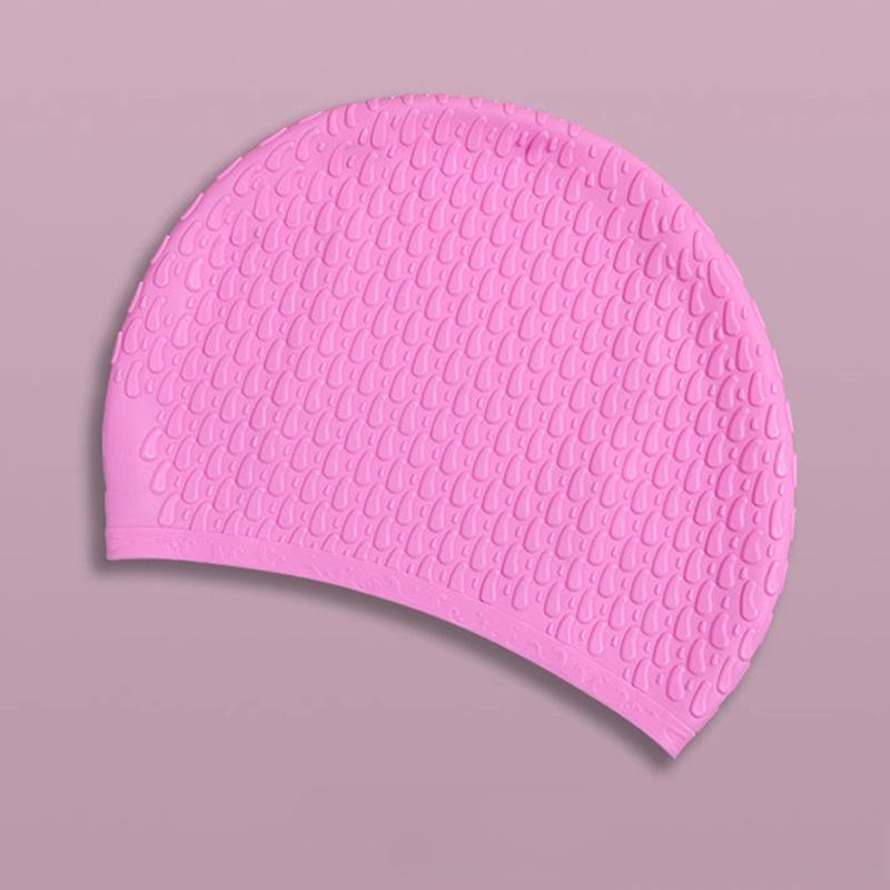 Men Women Universal Silicone Swimming Cap for Adult Hair Protection Elestic Swim Hat Long Hair Protection Swimming Caps