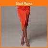 Streetwear Damen Asymmetrischer Rock Aus Polyester-Spandex-Stoff Für Sommer-Mode