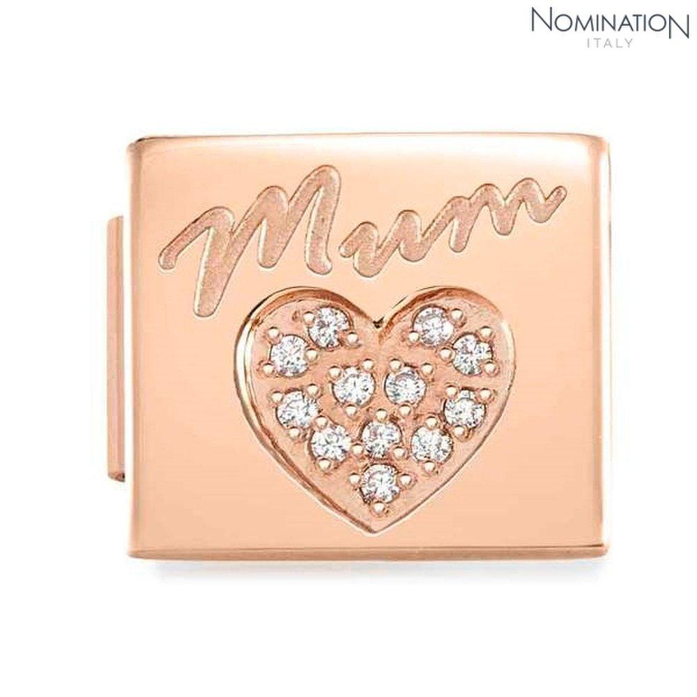 

Glam Composable (Ic) In Steel And Cz Finish Rose Gold (Rich)230310