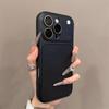 2-In-1 large window, suitable for iPhone17Pro mobile phone case, Apple 16Pro solid color 15Pro lens film 14.