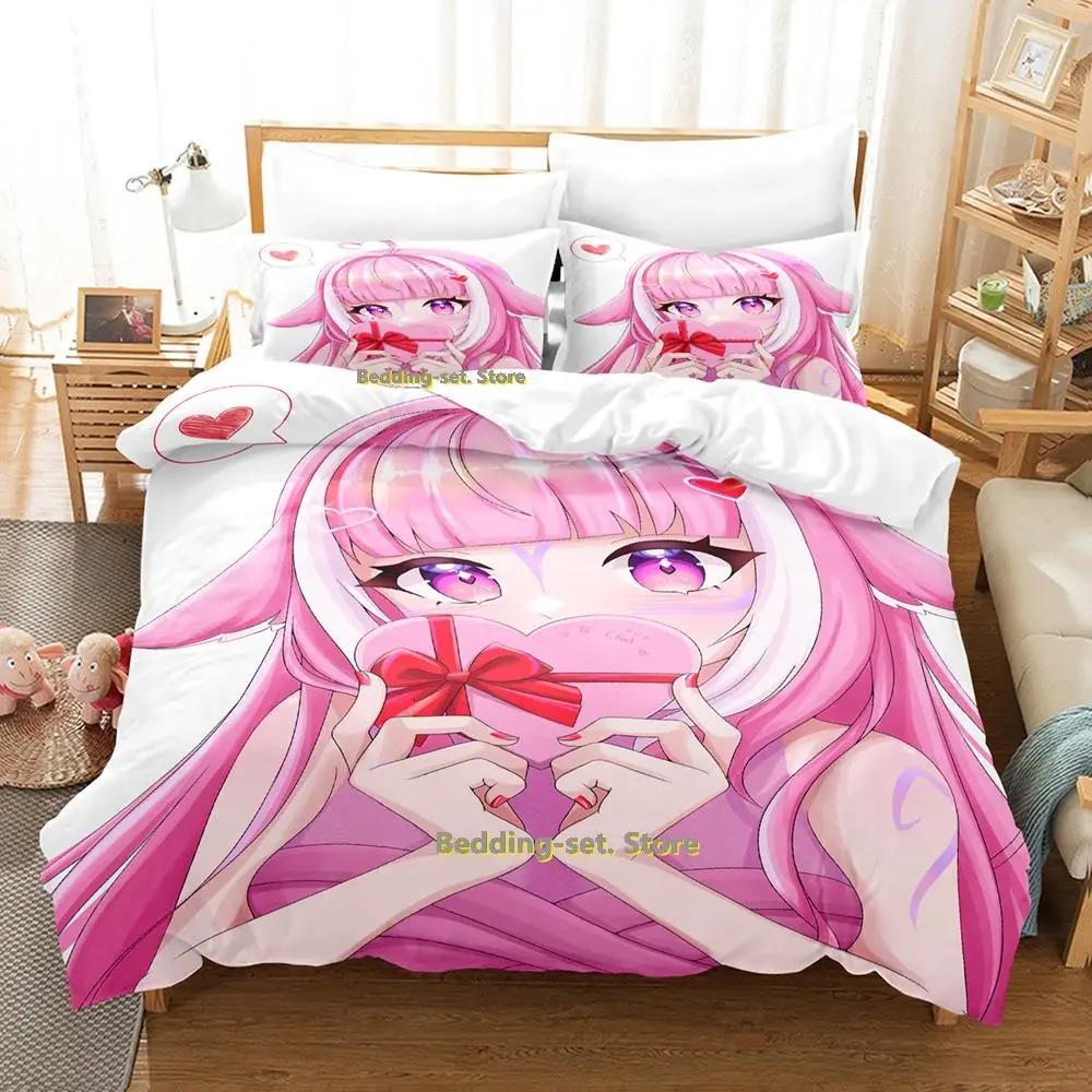 Kawaii Shylily Bedding Set Single Twin Full Queen King Size Bed Set Adult Kid Bedroom Duvetcover Sets Anime New