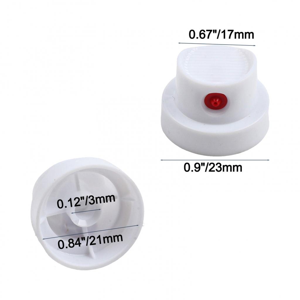 Białe Plastikowe Pokrywy Zamienne Dysz Spryskiwaczy do Opryskiwaczy Butelkowych 20