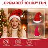 Plush Dancing Christmas Hat Moving Hat Christmas  Swing Hat Electric Swing Moving Santa Hat  Party