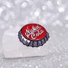 Fun Quirky And Nuclear Cola Bottle Cap Pin Ideal For Creative Accessory Lovers