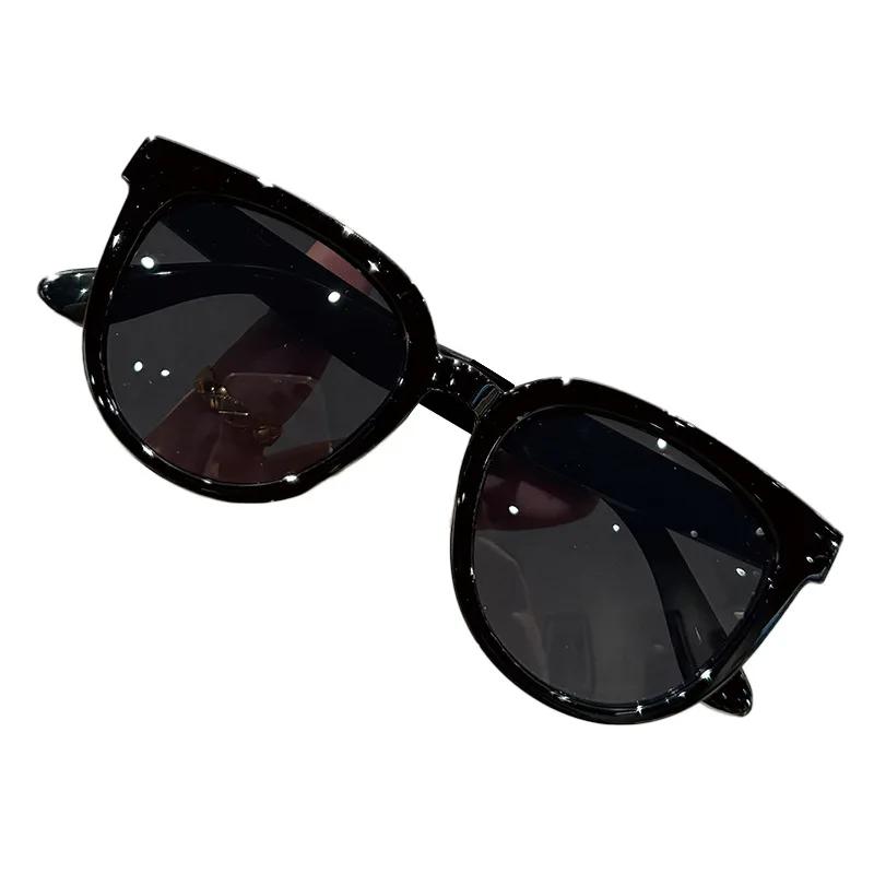 Latest Vintage Circular Sun Glasses Glasses for Ladies Fashionable Korean Small High-end Sunglasses Outdoor UV Resistant Shades UV400 Eyewear