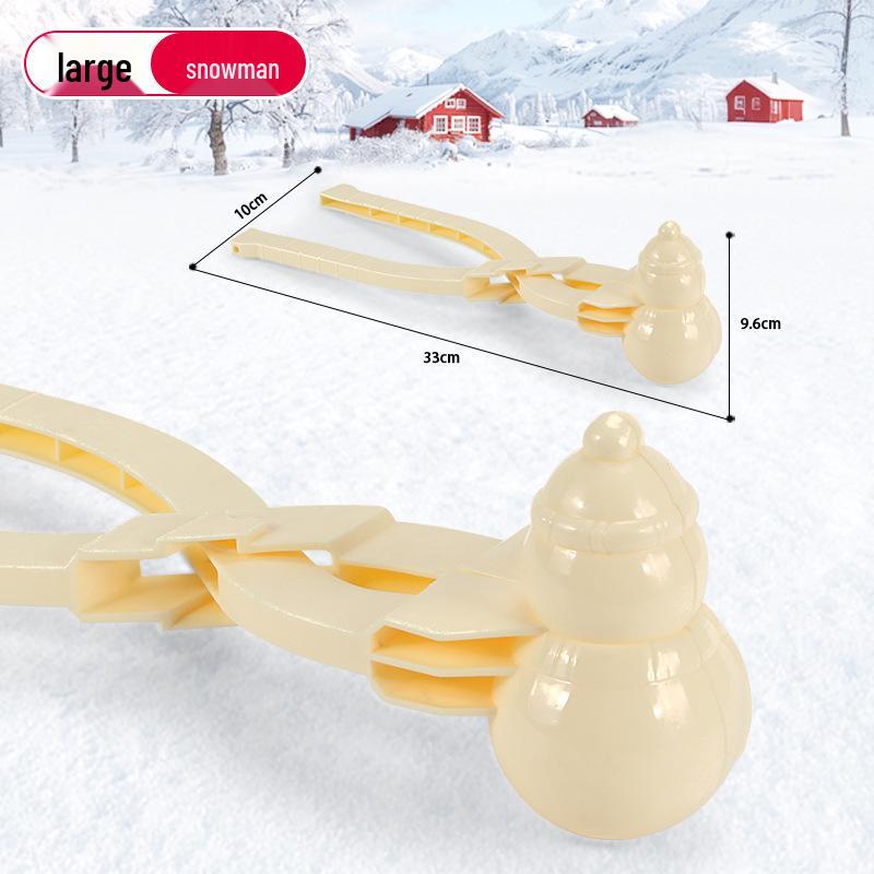 Duck Shaped Snowball Maker Clip for Kids - Winter Play Tool