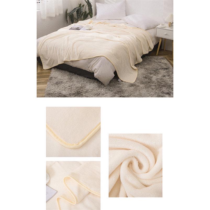 Beds Cover Mat Soft Flannel Blanket Cover Blankets Plush Thicken Car Bed Children Blanket