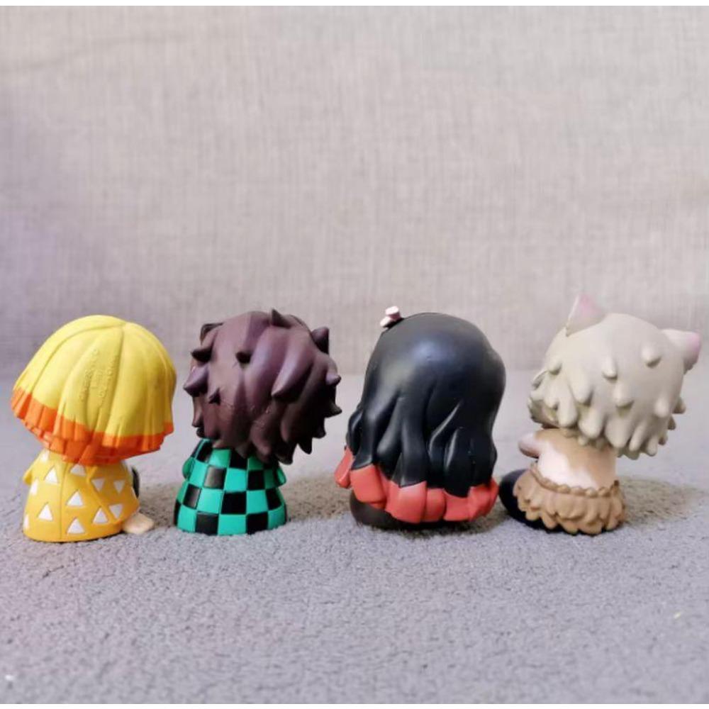 Neu auf Lager Dämon Schulter an Schulter Sitzende Haltung Blind Box Kawaii Kamado Actionfigur Schreibtischdekoration Überraschungsgeschenke für Fans