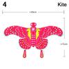 Cartoon Eagle Foldable Children Kite Mini Plastic Toys Kite Without Hand Brake Fishing Rod Toys For Children Kids Outdoor Toy
