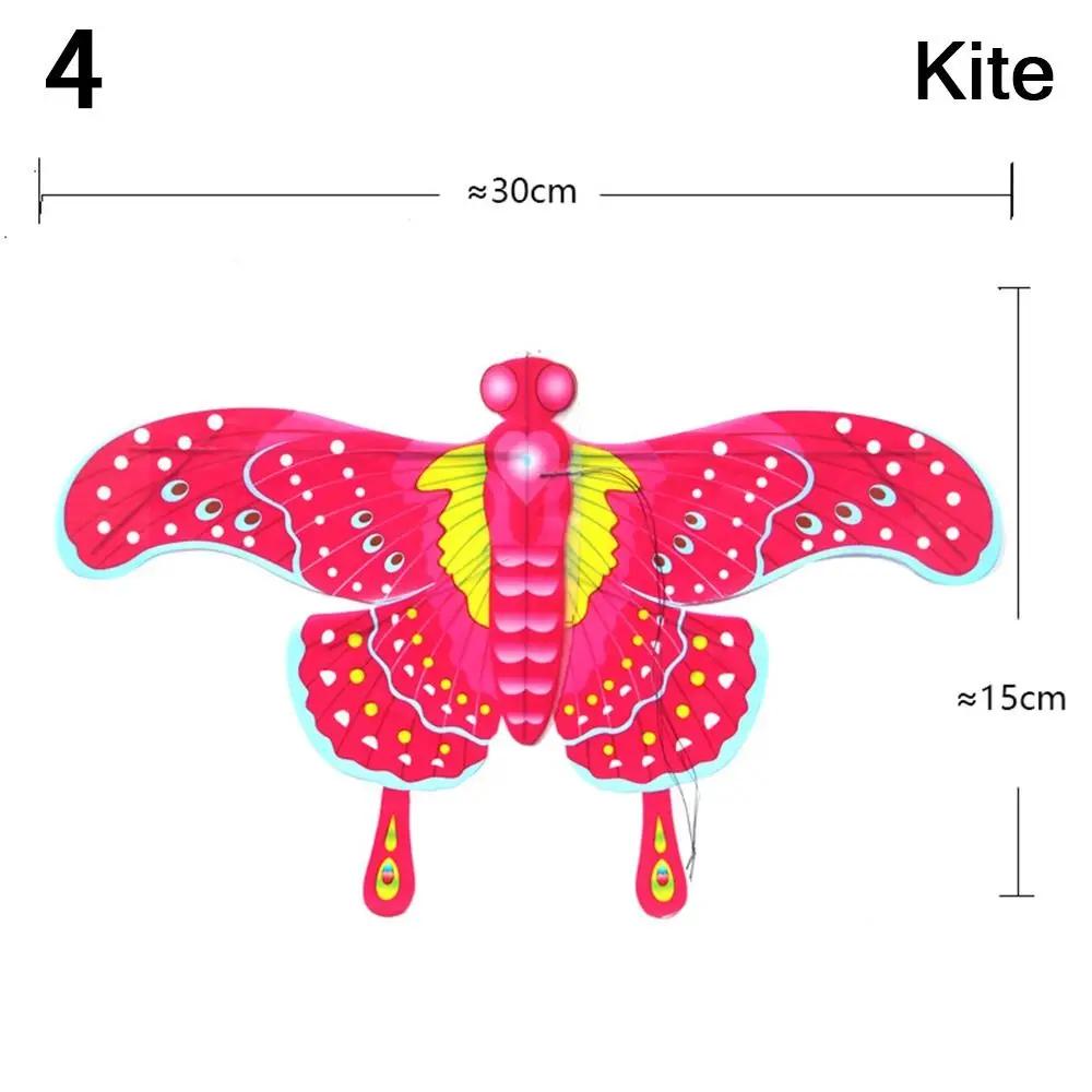 Cartoon Eagle Foldable Children Kite Mini Plastic Toys Kite Without Hand Brake Fishing Rod Toys For Children Kids Outdoor Toy