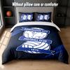 Birmingham City Design Bed Bedding Set 1 Duvet Cover + 2 Pillowcases Soft Breathable Household Bed Linens