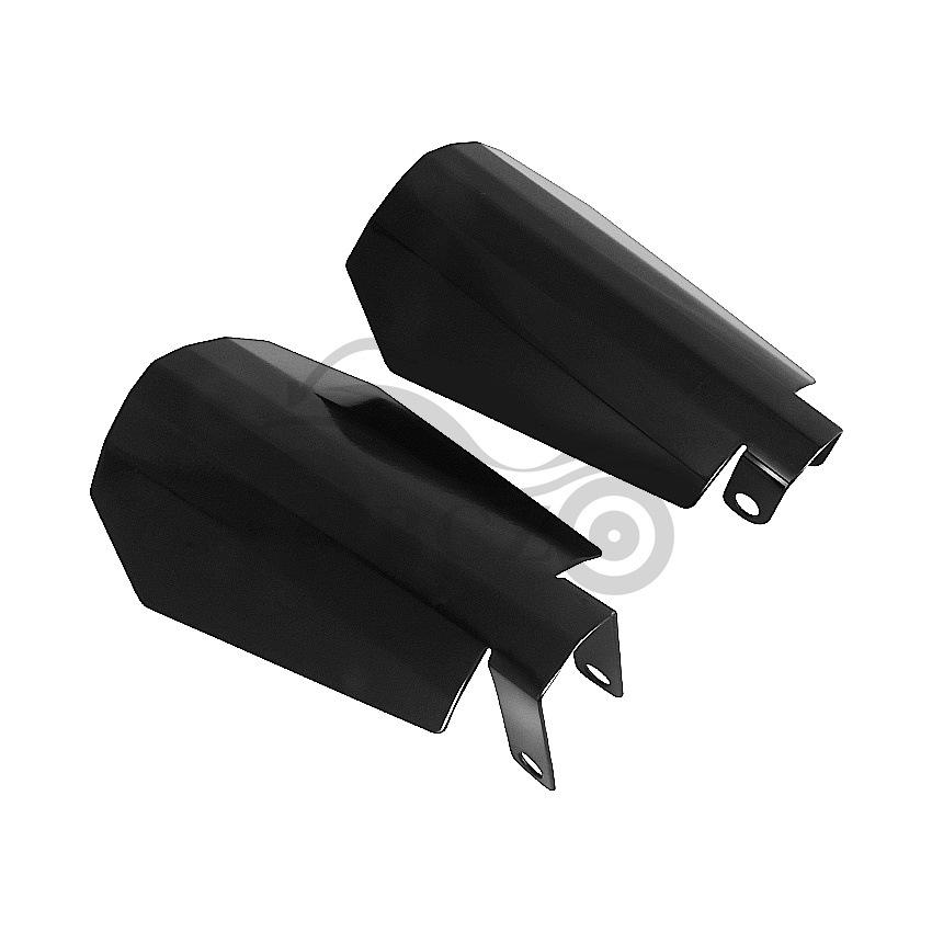 Black Metal Handguards & Windshields for Harley 883 Dyna Motorcycles