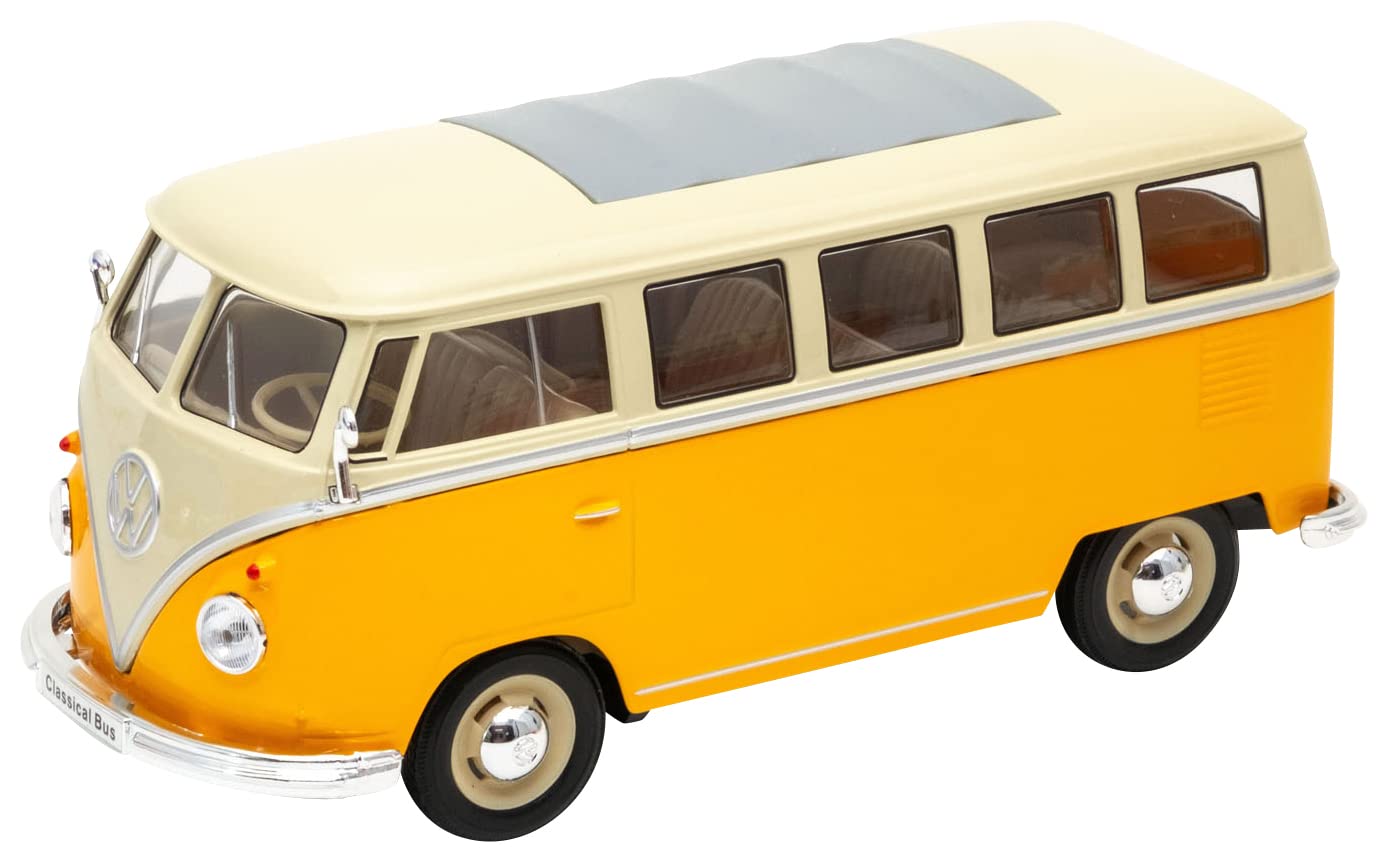 

Автобус Kyosyo WELLY VW T1 1963 г., желтый, готовый продукт, масштаб 1/24