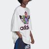 adidas Originale Cartoon-Print Lockerer Rundhalsausschnitt Kurzarm T-Shirt Herren Tops Weiß HB2964