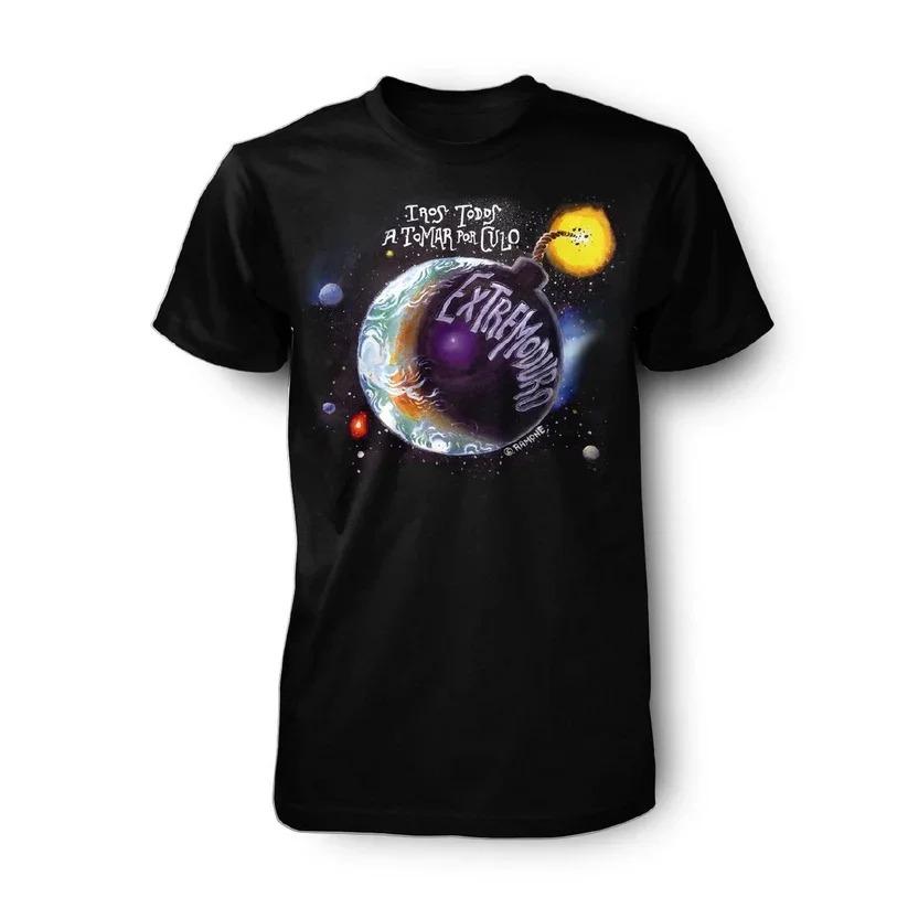 

2026 Rock Band EXTREMODURO Peripheral Pure Cotton T-shirt for Men and Women Spring Summer New Arrivals Fashion Short Sleeved Shirt 4XL