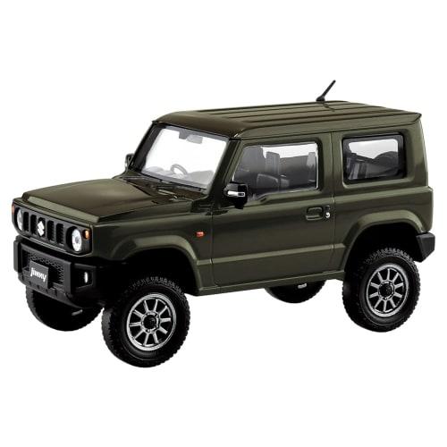 Aoshima Bunka Kyozai (AOSHIMA) 1/32 The Snap Kit Series Suzuki Jimny Custom Wheels (Jungle Green) Pre-Colored Plastic Model Kit No. 08-SP1
