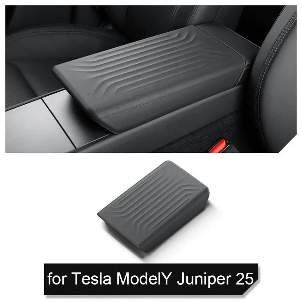 

For Tesla ModelY Juniper 2025 Car Center Console Arm Box Lid Cover Rest Accessories Armrest Auto Central Interior Pad M7M2