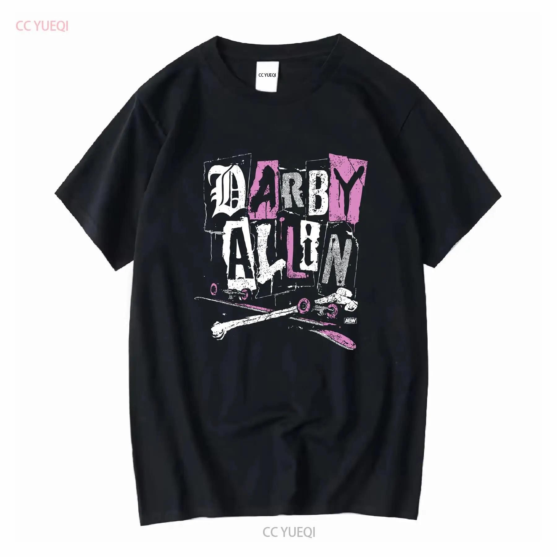 DARBY ALLIN TRANSPLANT AEW Official T Shirt Long or Short Sleeves Vintage Washed Comfortable Breathable Slightly S разноцветный