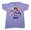 InuYasha New Adult T-Shirt - Main Cast Chibi Character Boxes