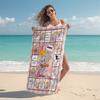 Personalized Diverse Dreams Soar High Beach Towel Microfiber Beach Towel Thin Absorbent for Beach Swimming Yoga Bath Sports. 0910100