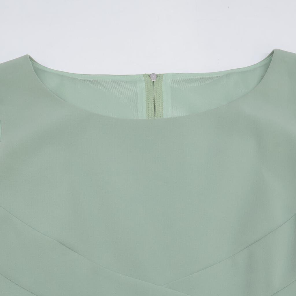 FOXEY NEW YORK 29310 G-Green Retro Cross Dress Dress 38 greenUsed