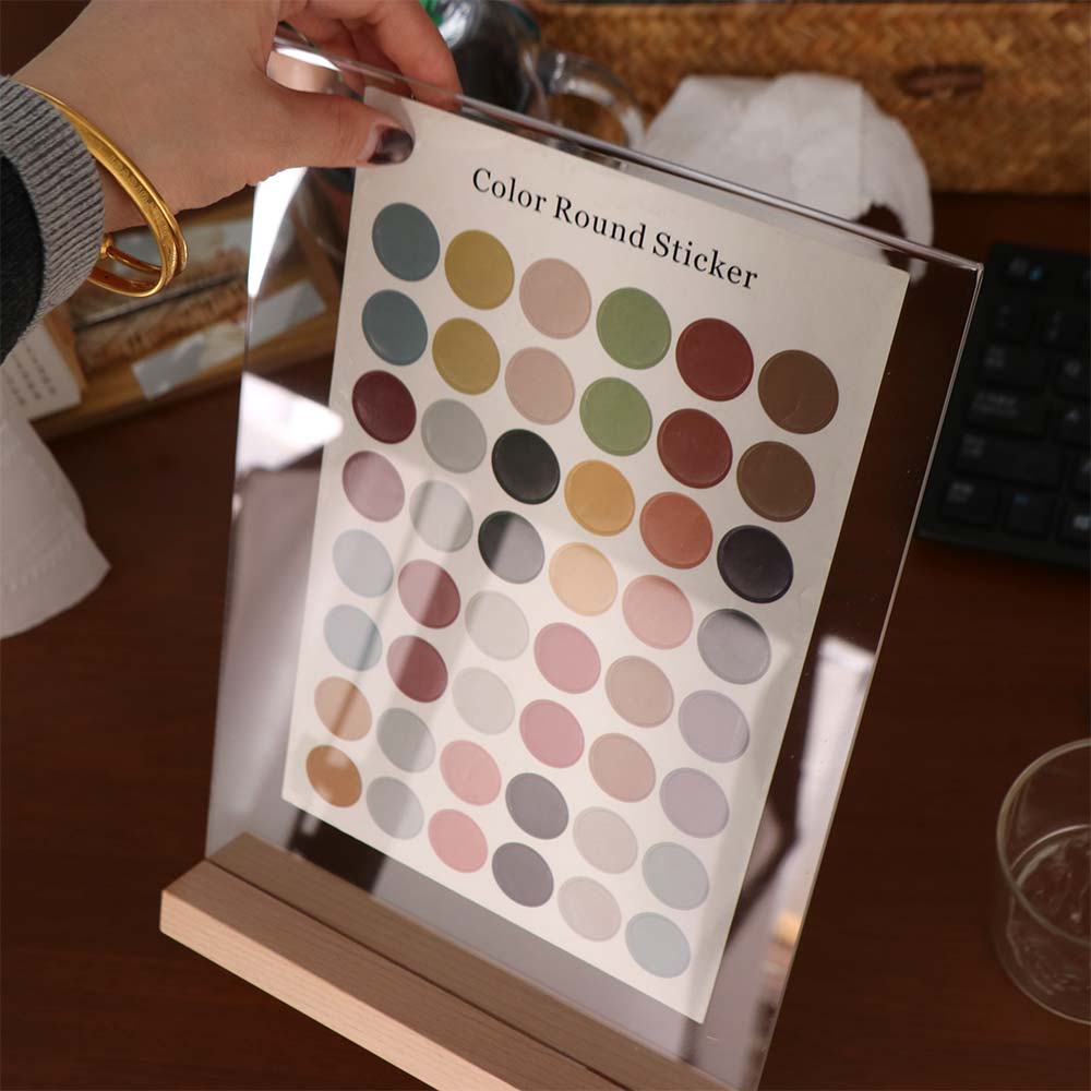 2 Uses Menu Paper Display Stand Highly Transparent Acrylic Table Number Holder  Cafe