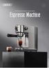 HiBREW H10B Espresso Coffee Machine, 20Bar Extraction Pressure, Semi-Automatic, Adjustable Temperature & Cup Volume, 1.3L Removable Water Tank, Silver