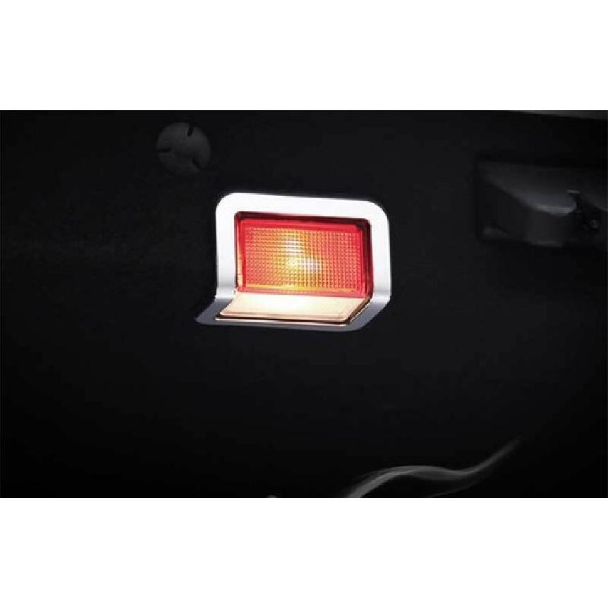 Rear Door Warning Light Frame Trim 1PCS For Benz E-Class 2016-2021 Steel Silver