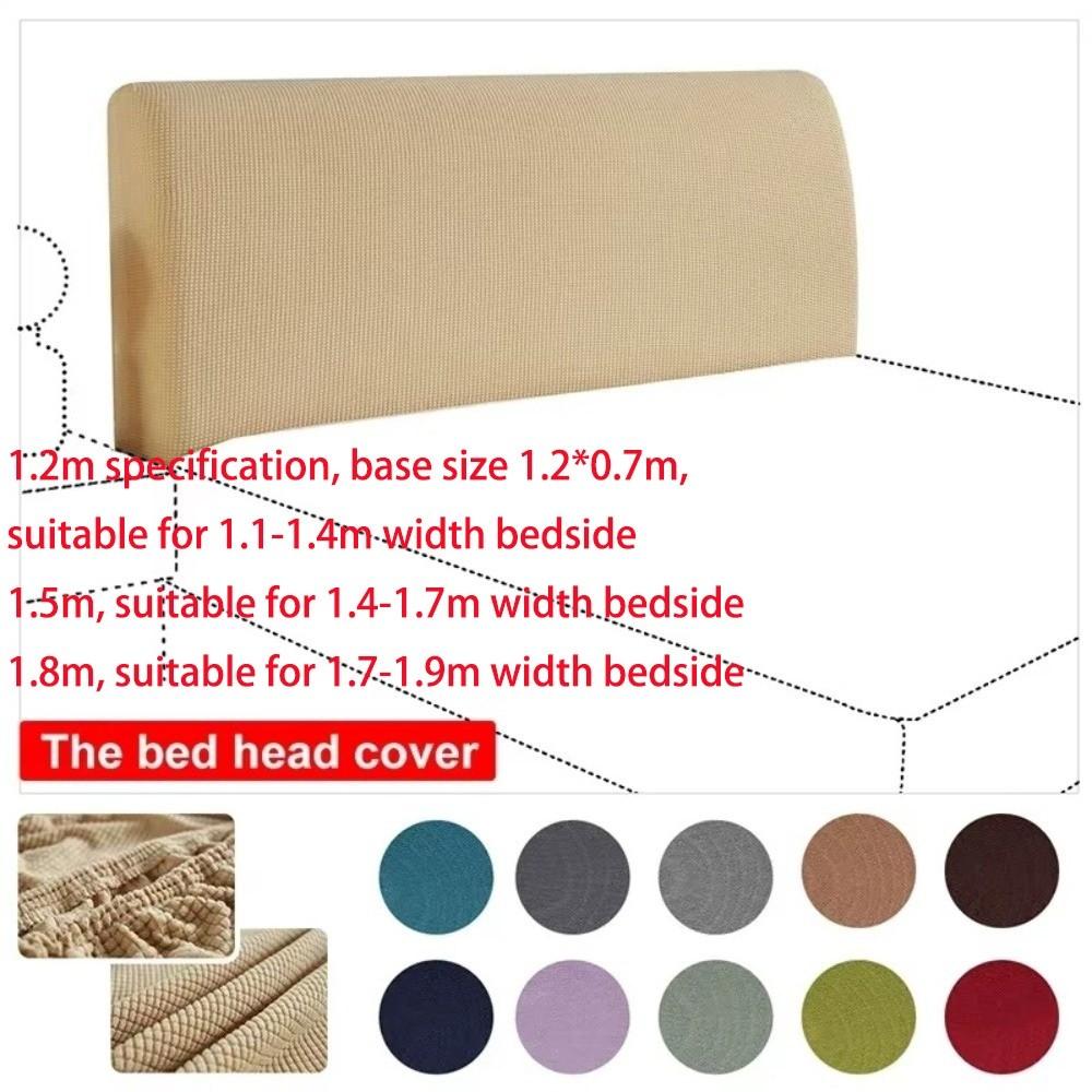 All-Inclusive Headboard Cover Thicken Fabric Headboard Protector for 1.2/1.5/1.8m Bed