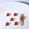 WTEMPO Christmas Tree Nail Art Charms 3D Red Hat Red Glove Nail Art Decorations Kit DIY Crafts Accessories Elegant Nail Embellishments