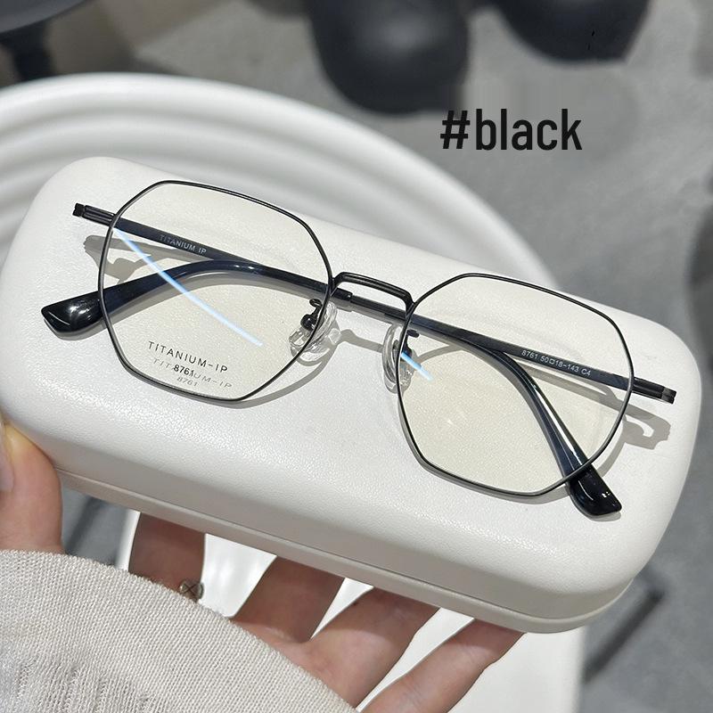 

Jinghe Women s Gold Wire Titanium Eyeglass Frame for Prescription Myopia Glasses, Thin and Elegant Design.