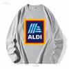 Neues ALDI Supermarkt Lebensmittelgeschäft Logo T-Shirt Lustig Größe S bis 5XL Vintage Gewaschene Mode Atmungsaktiv Stilvoll Lässig homme