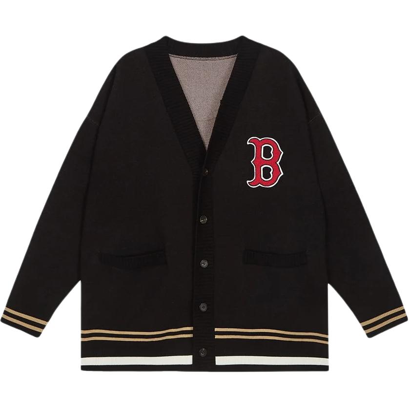 MLB x DISHINI,LIANMINGKUAN Boston Red Sox Knitwear Unisex Black 31KTK1011-43Z L