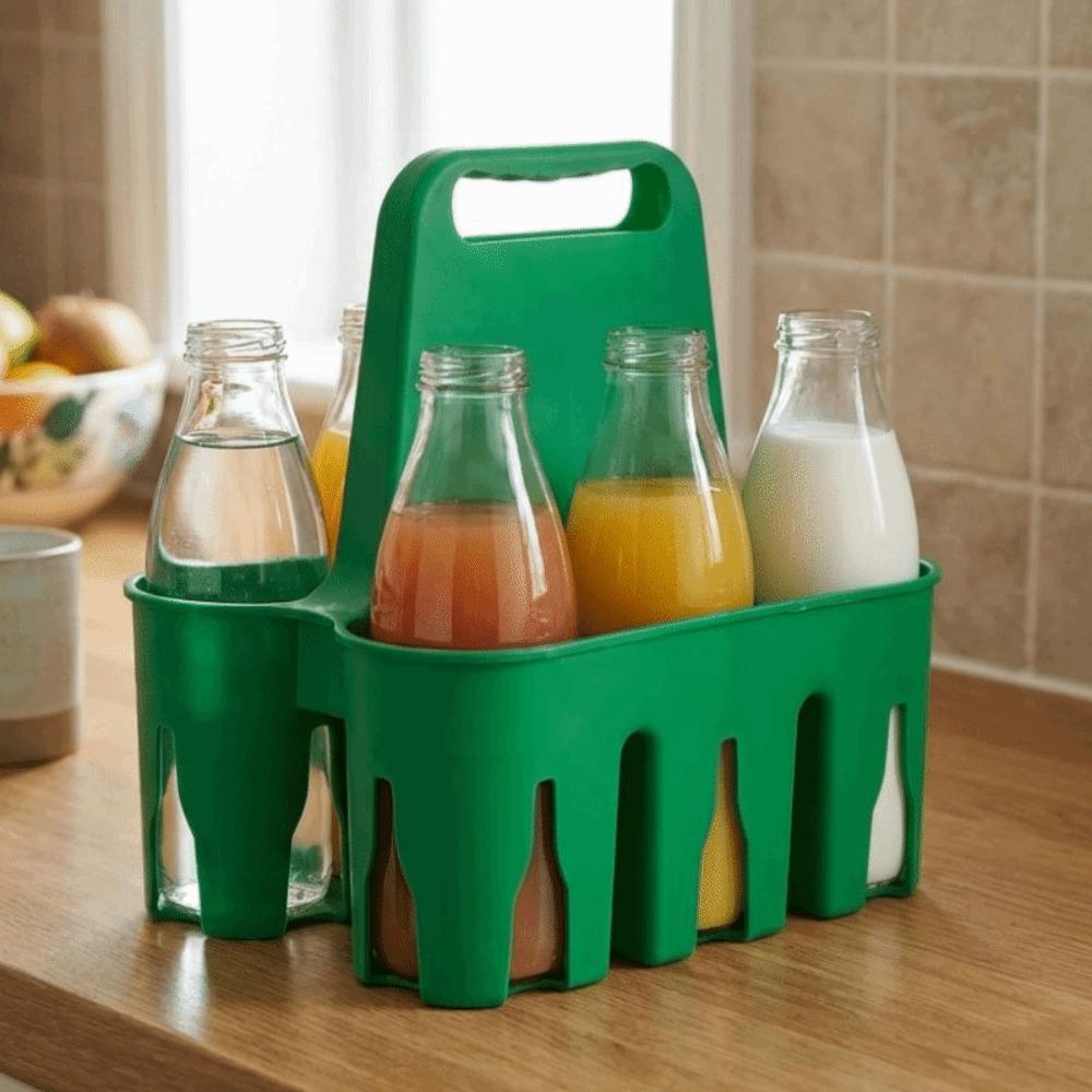 Plastic Beer Bottle Carrier Cup Organizer Drink Holder Practical Water Bottles Carrier  Home