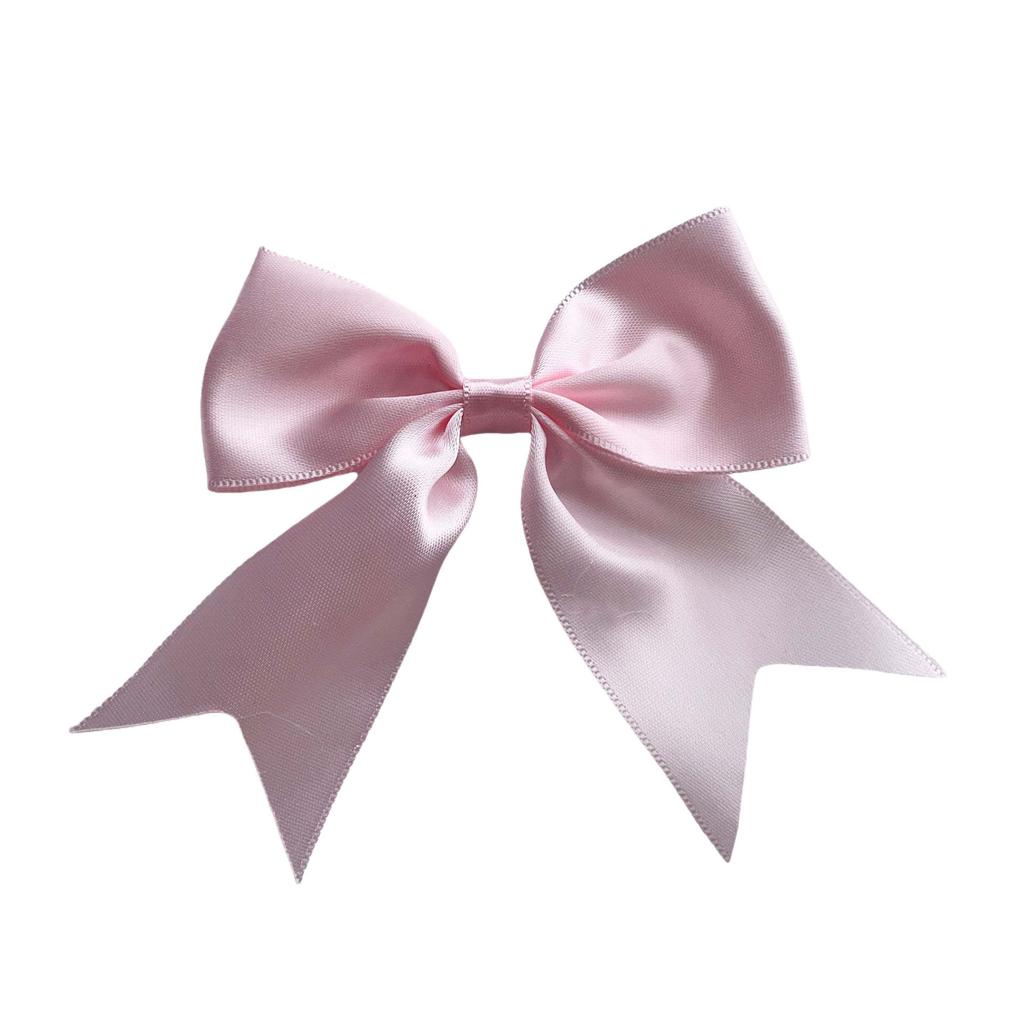 New Solid Color Ribbon Bows Hair Clip For Kids Girls Hairpins Barrettes Handmade Headwear Hair Accessories