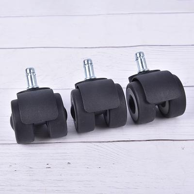 Univerzálne tiché kolieska Náhradné kolieska pre kancelársku stoličku Gumový valček Nábytok