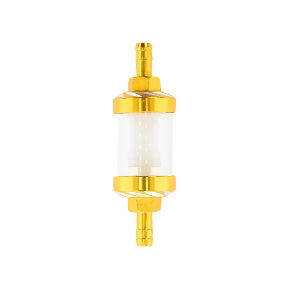 CNC Aluminum Alloy 8mm Glass Gas Fuel Engine Oil Filter Moto for Dirt Pit Bike 125/140/150/160cc CRF70 90 110 TTR100 110 KLX65