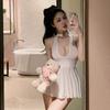 Sex Underwear Sexy Temptation Dress Front and Back Two Wear Nightgown Hollow Uniform Pajamas Women
