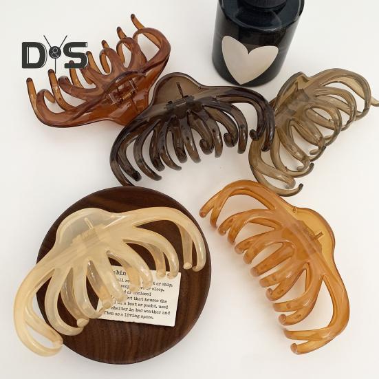 Large Octopus Hair Claw Women Thick Hair Back Head Shower Hair Clip Non-Slip Hair Accessories Hair Styling Tools