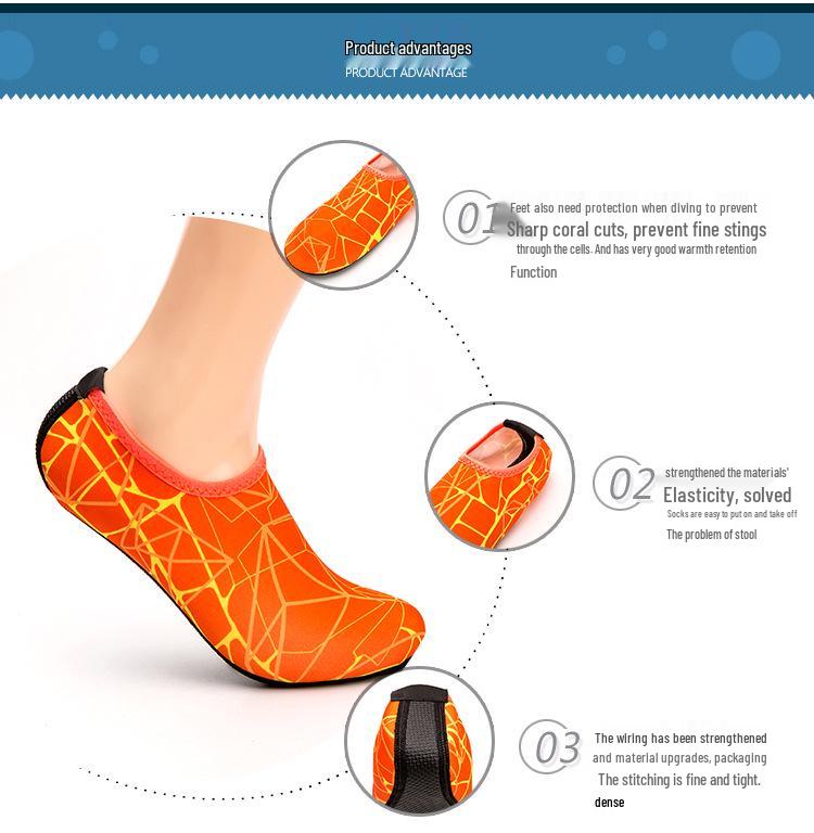 Outdoor Diving & Snorkeling Non-Slip Winter Swim Socks for All Ages