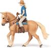 Papo - Figurine Cheval western et sa cavalière