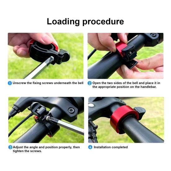 Fahrradlenkerglocke Knackiger Lauter Ton Leicht Universal Rennrad Mountainbike