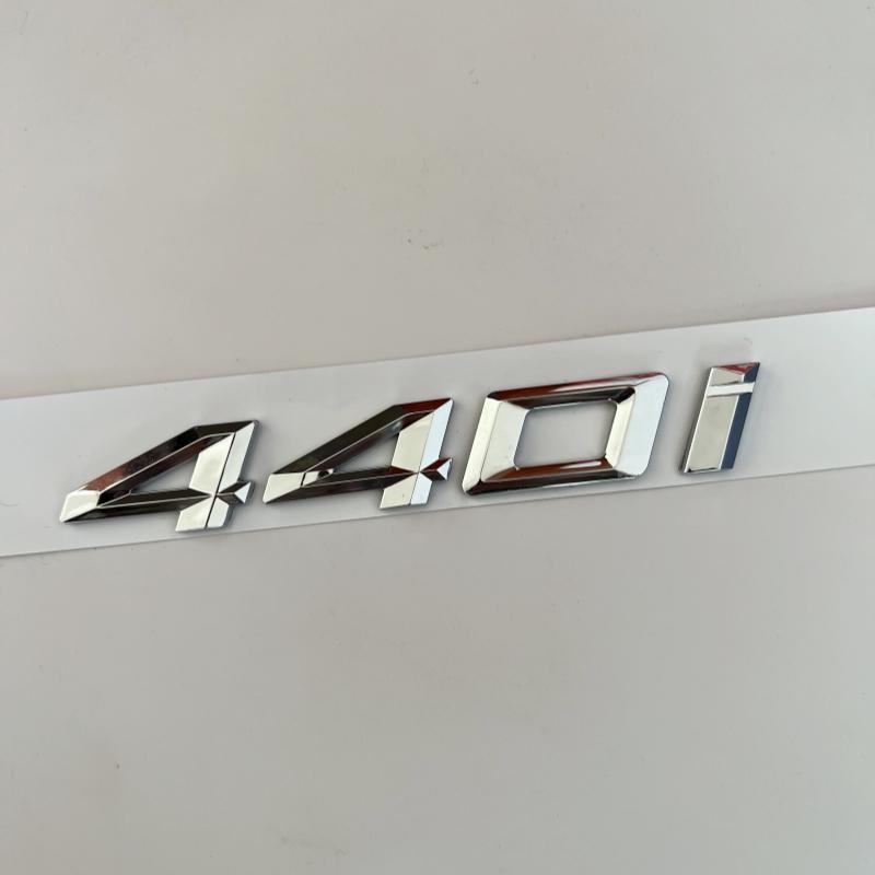 Car 3D ABS Trunk Letters Logo Badge Emblem Styling Decals Sticker For BMW 4 Series 420i 425i 428i 430i 435i 440i F30 F32 F33 F36