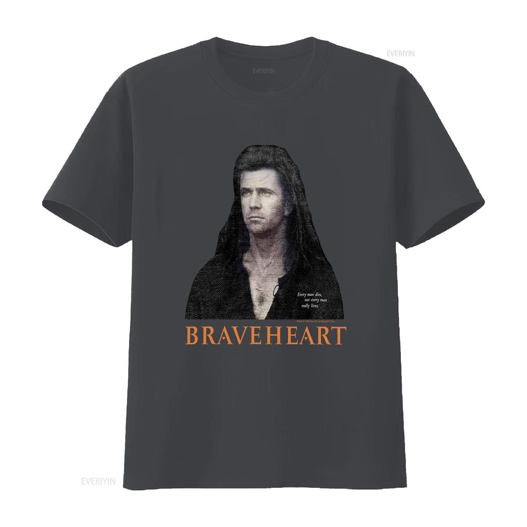 Vintage S Braveheart Movie Promo Tee Black L T Vintage Washed Streetwear Top For Everyday Wear Slightly Versatile Stretched