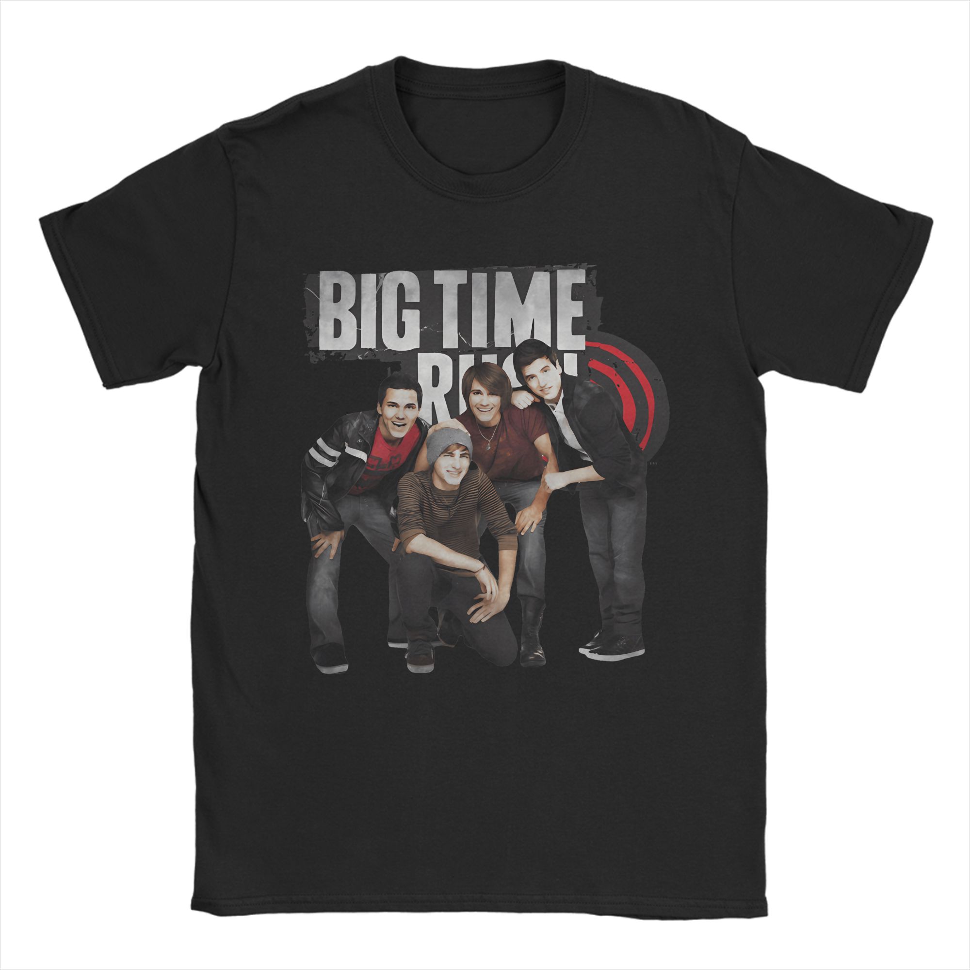 

Чоловічі футболки Big Time Rush Гурт Новинка 100% Бавовна Футболка З Коротким Рукавом Футболка З Круглим Вирізом Топи Літні XL