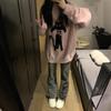 Women's Oversized Lazy Style Soft Knit Sweater - Warm, Comfortable, Round Neck Pullover